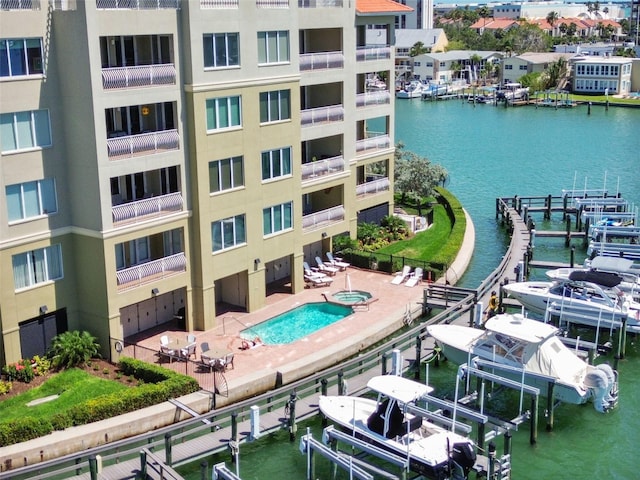 200 Skiff Pt Unit 202, Clearwater Beach, FL 33767 - drone / aerial view of a nearby body of water