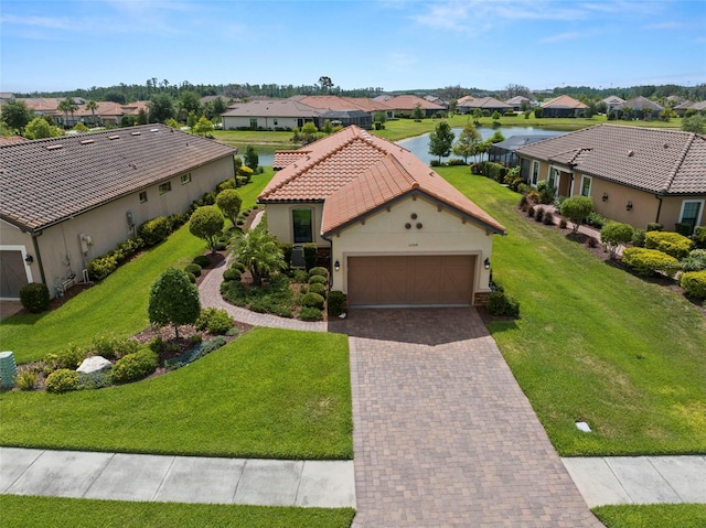 11354 Callisia Dr, Odessa, FL 33556 - aerial view of residential area featuring a nearby body of water