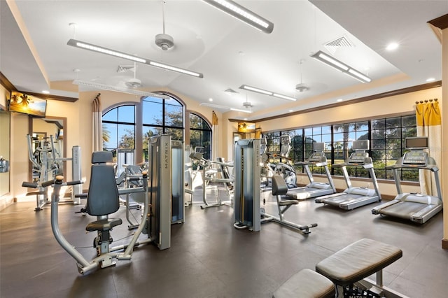 11354 Callisia Dr, Odessa, FL 33556 - exercise room featuring recessed lighting