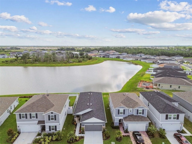 9577 Sandy Bluffs Cir, Parrish, FL 34219 - aerial perspective of suburban area featuring a nearby body of water