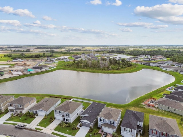 9577 Sandy Bluffs Cir, Parrish, FL 34219 - aerial perspective of suburban area with a large body of water