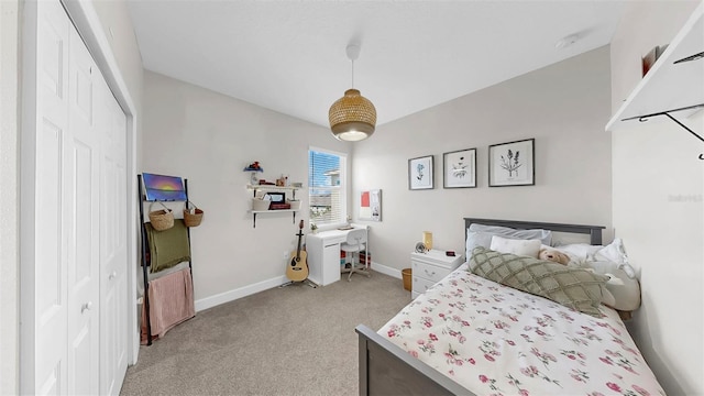 6118 Voyagers Pl, Apollo Beach, FL 33572 - bedroom featuring light carpet and a closet
