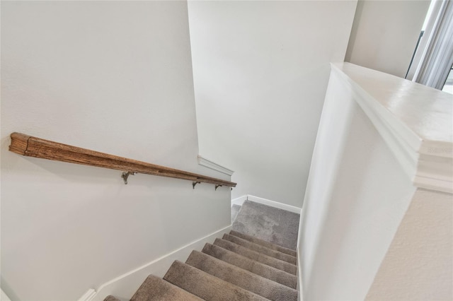 13311 Dorado Shores Ave, Riverview, FL 33579 - staircase featuring carpet and baseboards