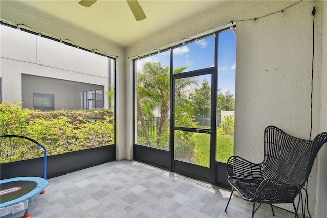 13311 Dorado Shores Ave, Riverview, FL 33579 - sunroom / solarium with ceiling fan