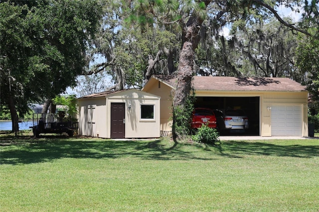 12929 Sugar Creek Blvd, Hudson, FL 34669 - view of outdoor structure featuring a garage