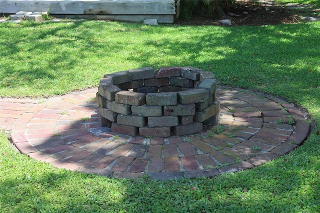 12929 Sugar Creek Blvd, Hudson, FL 34669 - exterior view of an outdoor fire pit