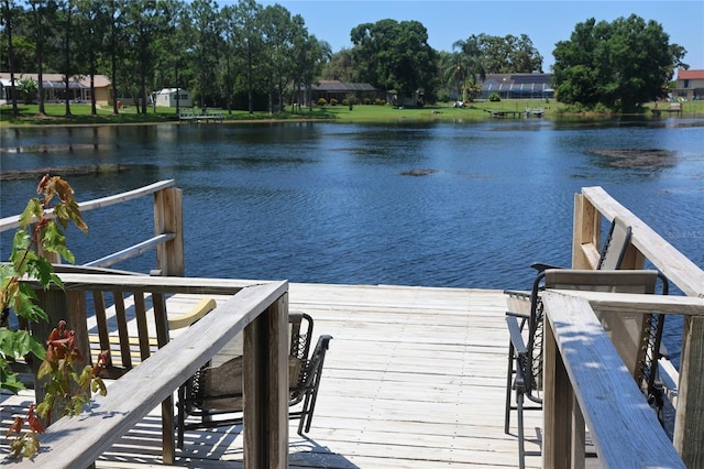 12929 Sugar Creek Blvd, Hudson, FL 34669 - dock area featuring a water view