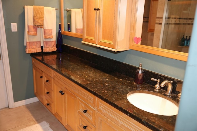 12929 Sugar Creek Blvd, Hudson, FL 34669 - bathroom featuring vanity and tile patterned floors
