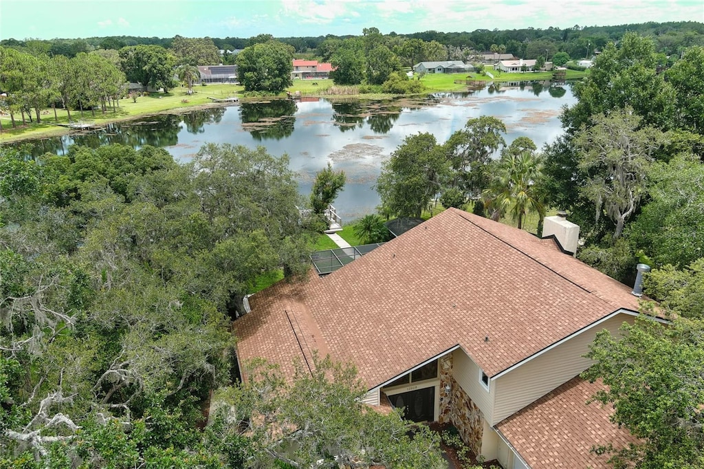 12929 Sugar Creek Blvd, Hudson, FL 34669 - aerial view of property and surrounding area with a nearby body of water
