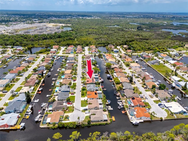 9909 San Mateo Way, Port Richey, FL 34668 - view of property location featuring nearby suburban area and a large body of water
