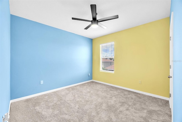 14135 Arbor Pines Dr, Riverview, FL 33579 - empty room with ceiling fan, carpet floors, and baseboards