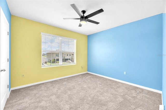 14135 Arbor Pines Dr, Riverview, FL 33579 - empty room with carpet, a ceiling fan, and baseboards