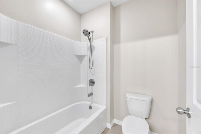14135 Arbor Pines Dr, Riverview, FL 33579 - bathroom featuring toilet and shower / washtub combination