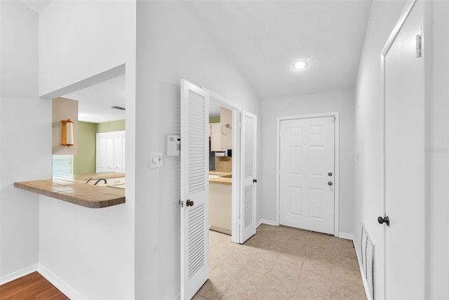 11816 Cedarfield Dr, Riverview, FL 33579 - hall featuring recessed lighting and baseboards