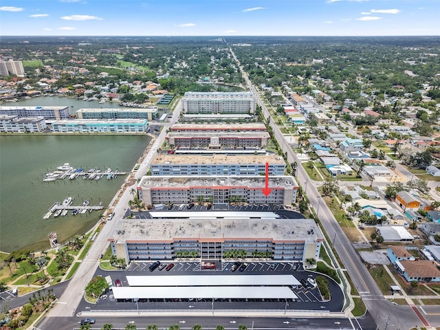 3114 59th St S Unit 203, Gulfport, FL 33707 - drone / aerial view of a large body of water