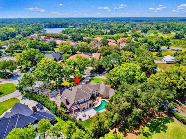 16502 Millan De Avila, Tampa, FL 33613 - aerial view of property's location featuring a pool and nearby suburban area