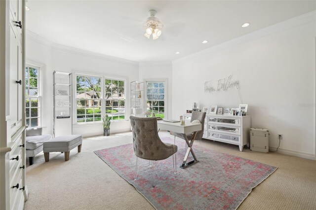 16502 Millan De Avila, Tampa, FL 33613 - carpeted bedroom with ornamental molding and baseboards