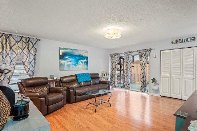 802 Antler Ct, Brandon, FL 33511 - living room with wood finished floors and a textured ceiling