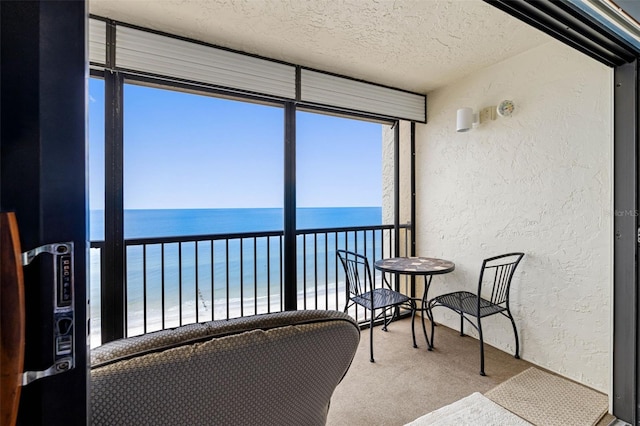 14950 Gulf Blvd Unit 905, Madeira Beach, FL 33708 - balcony with view of water and beach
