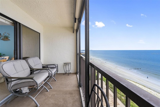 14950 Gulf Blvd Unit 905, Madeira Beach, FL 33708 - balcony with view of water and beach