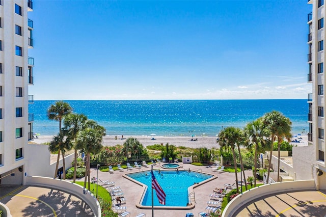 14950 Gulf Blvd Unit 905, Madeira Beach, FL 33708 - water view with nearby beach