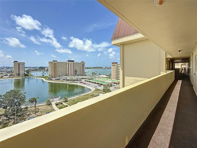 4725 Cove Cir Unit 908, Saint Petersburg, FL 33708 - balcony featuring a water view and a view of city