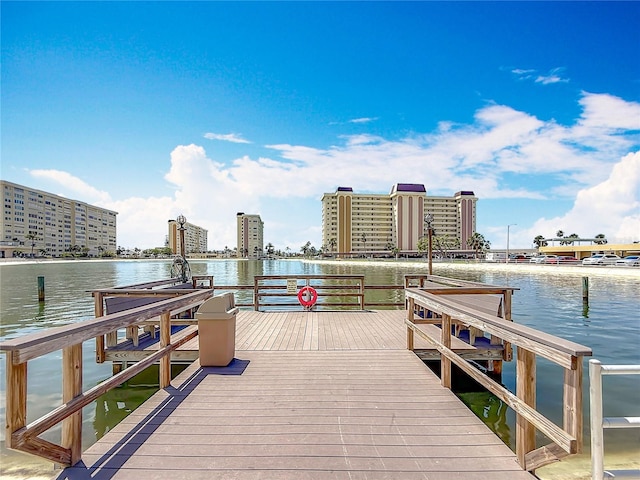 4725 Cove Cir Unit 908, Saint Petersburg, FL 33708 - dock featuring a water view