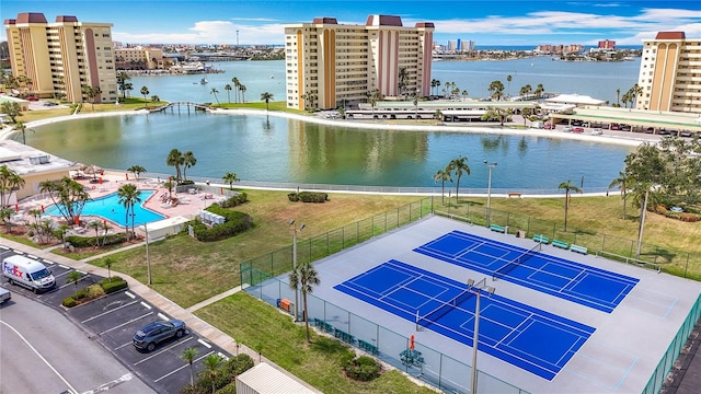 4725 Cove Cir Unit 908, Saint Petersburg, FL 33708 - view of urban area with a large body of water and a pool area