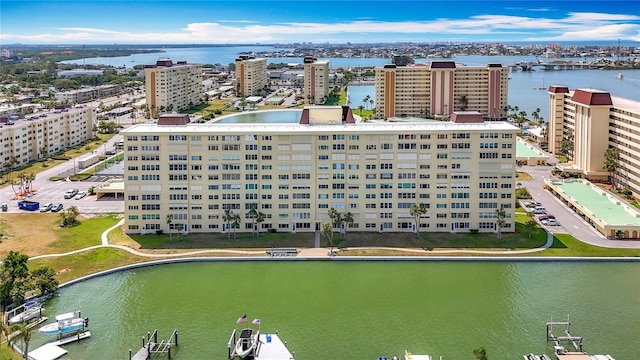 4725 Cove Cir Unit 908, Saint Petersburg, FL 33708 - view of urban area with a nearby body of water and apartment complex