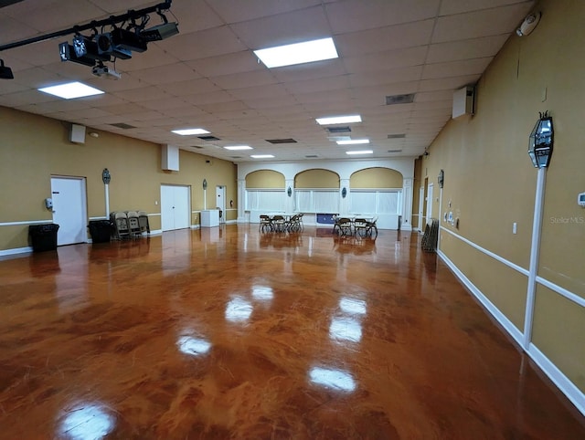 4725 Cove Cir Unit 908, Saint Petersburg, FL 33708 - miscellaneous room with a paneled ceiling and baseboards