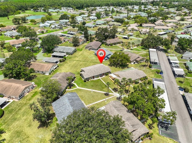 1904 Canterbury Ln Unit 18, Sun City Center, FL 33573 - aerial overview of property's location featuring nearby suburban area and a nearby body of water
