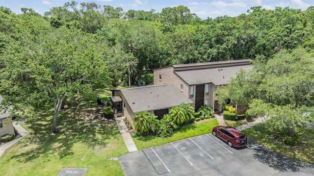 1400 Tarpon Woods Blvd Unit E4, Palm Harbor, FL 34685 - view from above of property featuring a forest