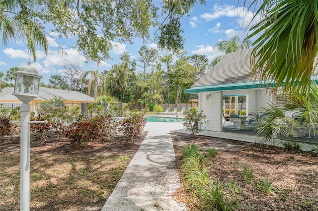 7833 Ontario Street Cir, Sarasota, FL 34243 - view of yard with a patio area