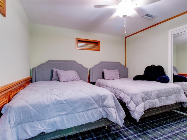 504 Riverside Dr Unit 504, Tarpon Springs, FL 34689 - bedroom featuring ceiling fan