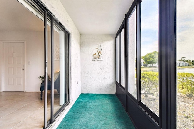 1109 Pine Ridge Cir W Unit C1, Tarpon Springs, FL 34688 - unfurnished sunroom with healthy amount of natural light
