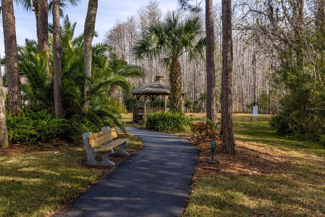 1109 Pine Ridge Cir W Unit C1, Tarpon Springs, FL 34688 - view of home's community with a gazebo