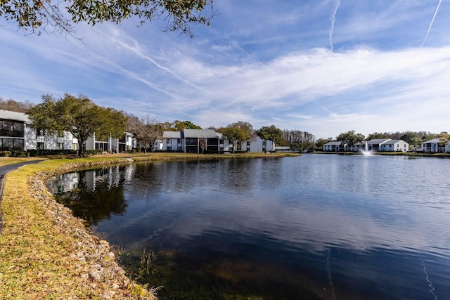 1109 Pine Ridge Cir W Unit C1, Tarpon Springs, FL 34688 - water view with nearby suburban area