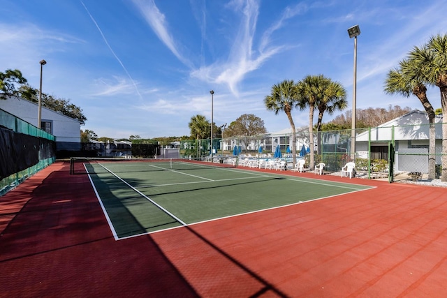 1109 Pine Ridge Cir W Unit C1, Tarpon Springs, FL 34688 - view of tennis court