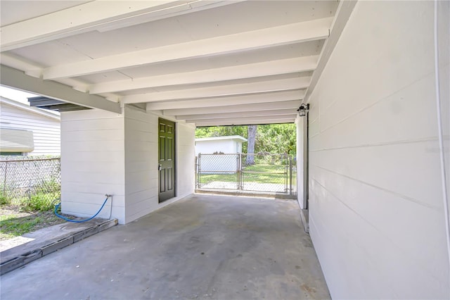 6004 S 82nd St, Tampa, FL 33619 - garage with an attached carport
