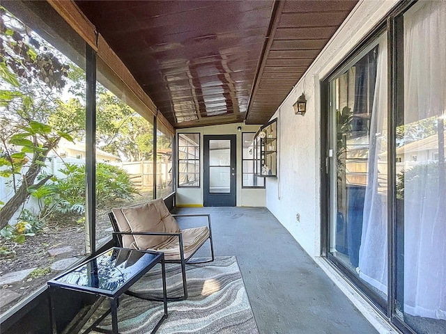 2031 Dover Ct, Oldsmar, FL 34677 - unfurnished sunroom with vaulted ceiling