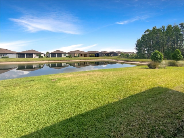 19664 Ship Wheel Way, Land O Lakes, FL 34638 - view of green lawn with a water view and a residential view