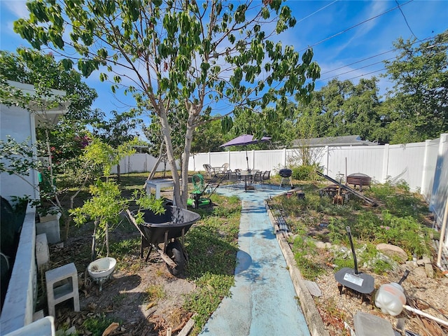 2066 High Ridge Dr, Clearwater, FL 33763 - fenced backyard featuring a patio
