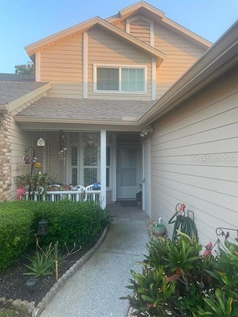 6520 Thicket Trl, New Port Richey, FL 34653 - view of exterior entry with covered porch