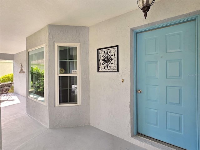3509 Oak Lake Dr, Palm Harbor, FL 34684 - property entrance featuring stucco siding