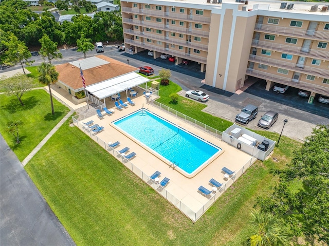 9450 Harbor Greens Way Unit 207, Seminole, FL 33776 - aerial view of a pool area