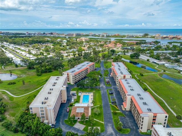 9450 Harbor Greens Way Unit 207, Seminole, FL 33776 - bird's eye view of a nearby body of water and apartment complex