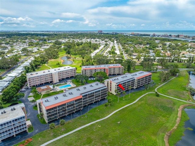 9450 Harbor Greens Way Unit 207, Seminole, FL 33776 - bird's eye view of apartment complex / building and a large body of water