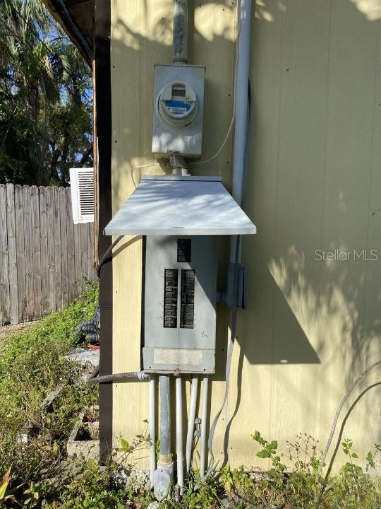 3512 16th St E, Bradenton, FL 34208 - exterior view of electric meter