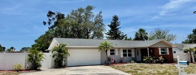 14530 Apache Ave, Largo, FL 33774 - single story home featuring an attached garage, concrete driveway, and stucco siding