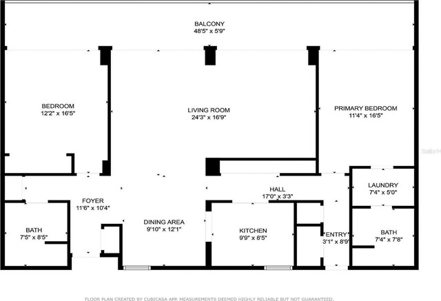 500 N Osceola Ave Unit 811, Clearwater, FL 33755 - room layout